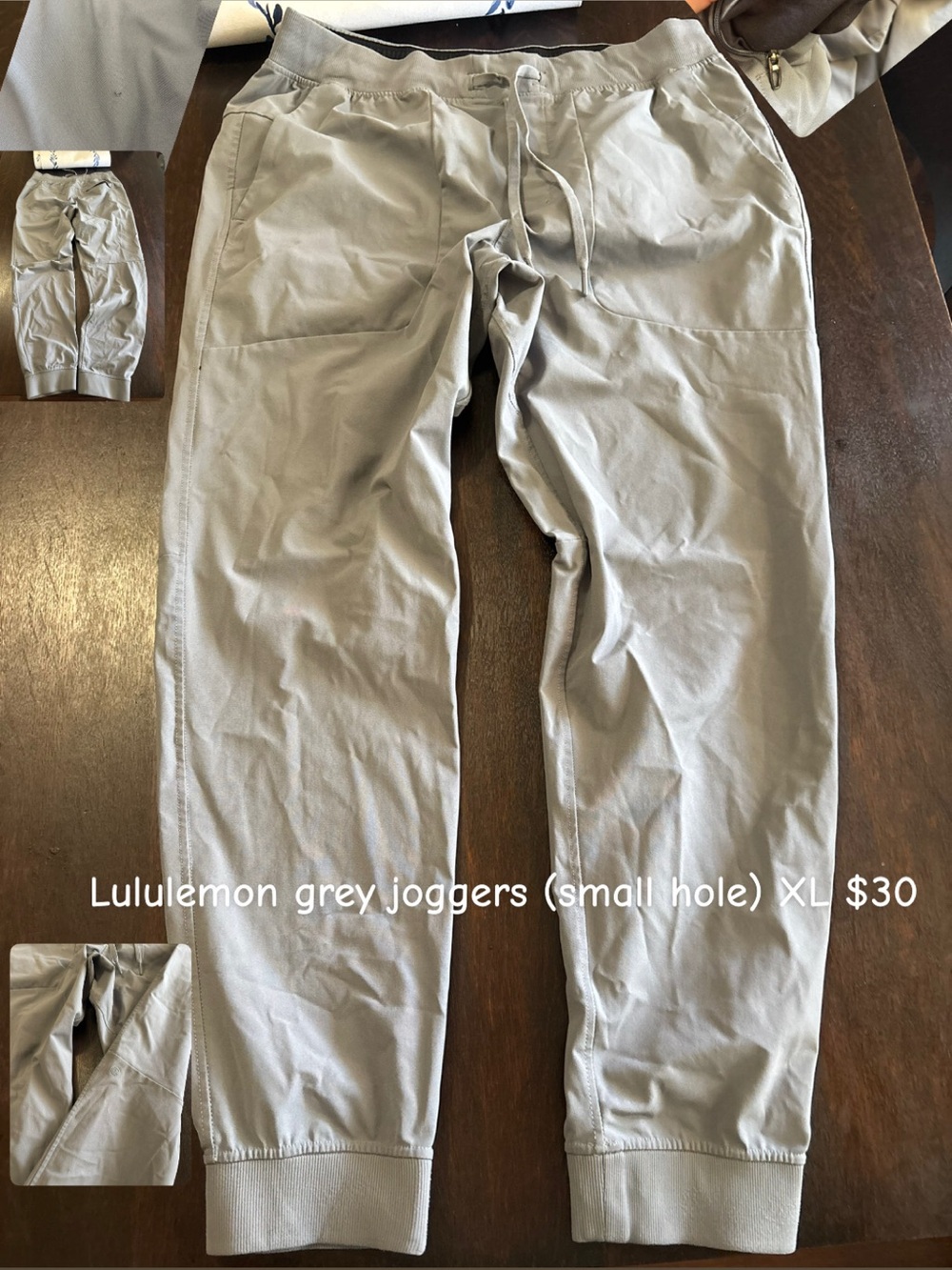 lululemon athletica Grey Jogger Pants